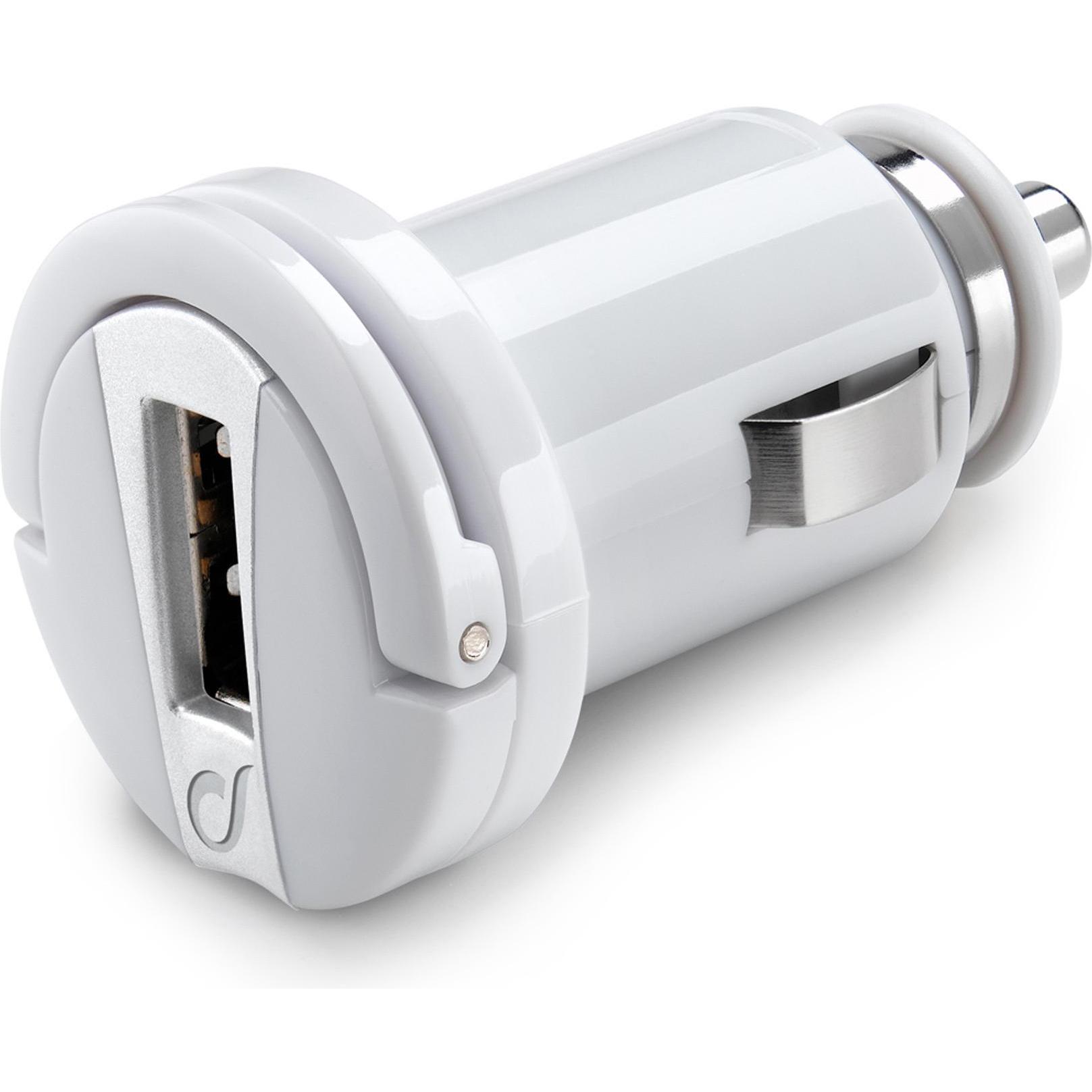Cellularline Car Charger, Auto Adapter, Weiss