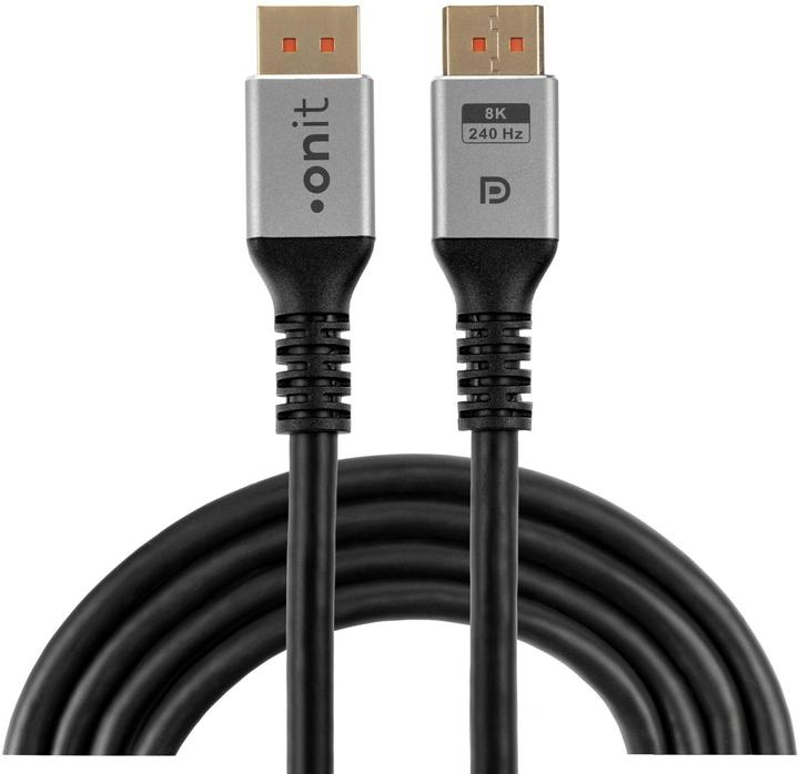 Produktbild Onit Kabel 16K@60 Hz DisplayPort - DisplayPort, 2 m (2 m)