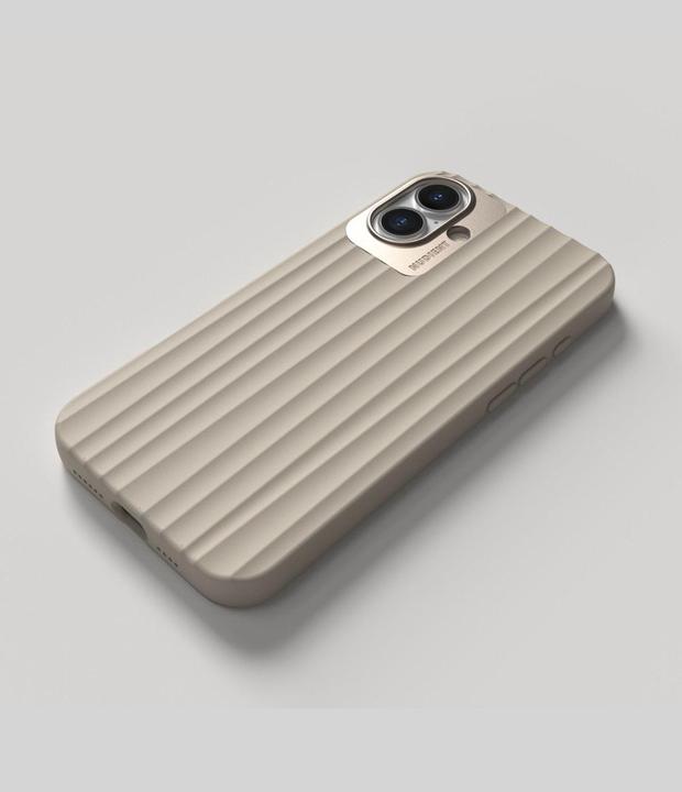 Produktbild Nudient Back Cover Bold MagSafe iPhone 16 Plus Linen Beige (Apple iPhone 16 Plus)