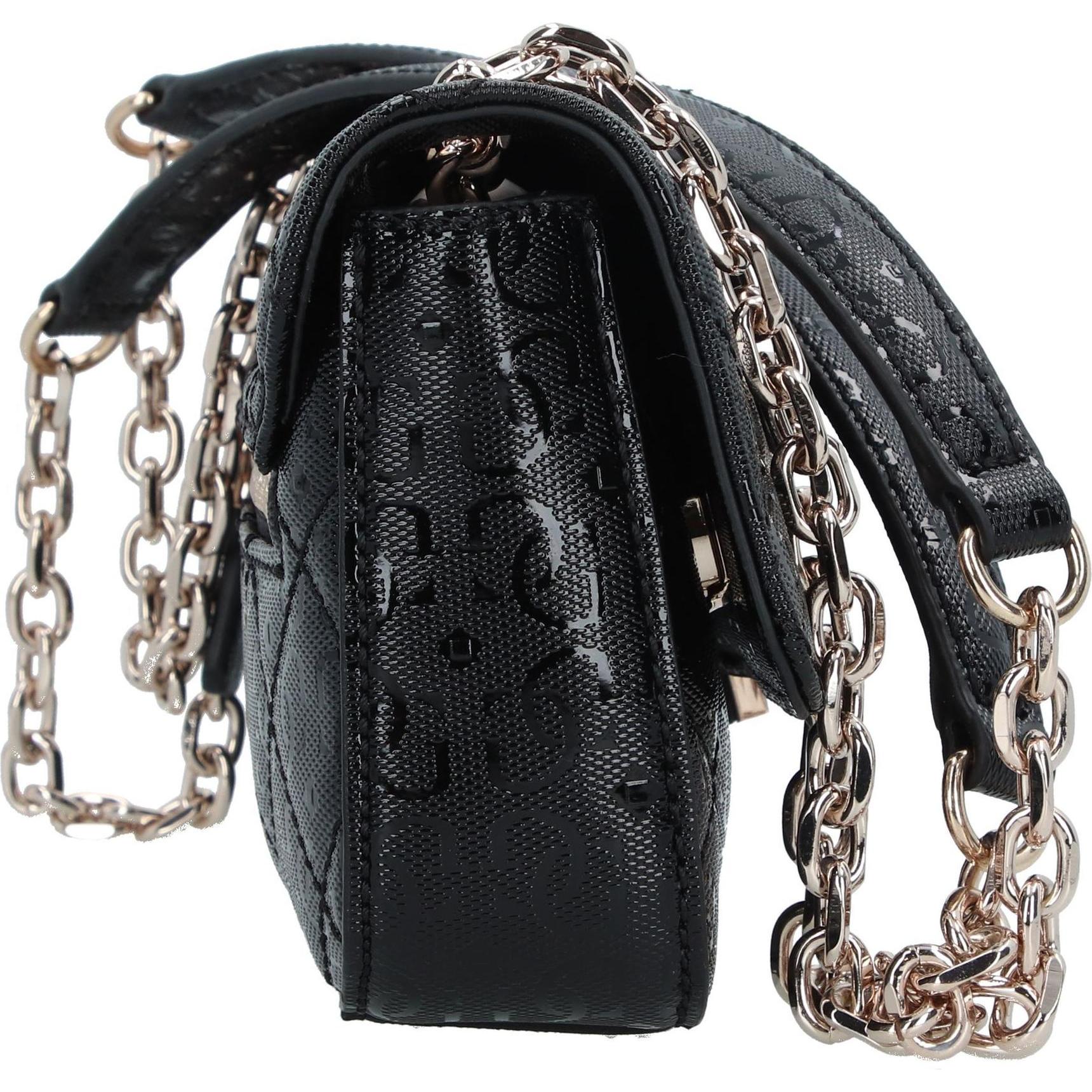 Thumbnail - Guess, Handtasche, Adelard Schultertasche 22 cm, Schwarz
