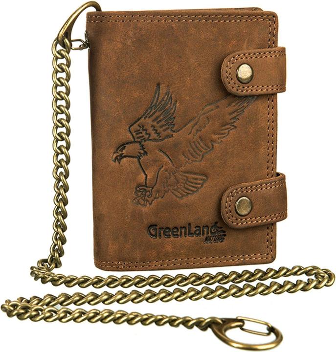 Immagine prodotto Greenland Nature Portafoglio Montenegro RFID in pelle 9 cm