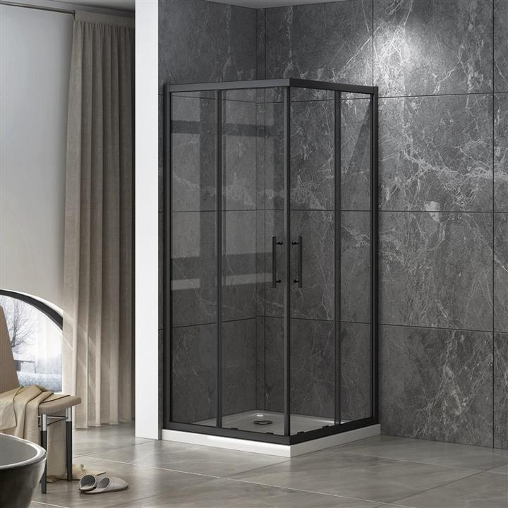 Image du produit Masterjero CABINE DE DOUCHE B-253B NOIR 90X90 NOTR (90 cm, 90 cm)