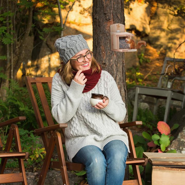 Actual product image Relaxdays Squirrel feeder