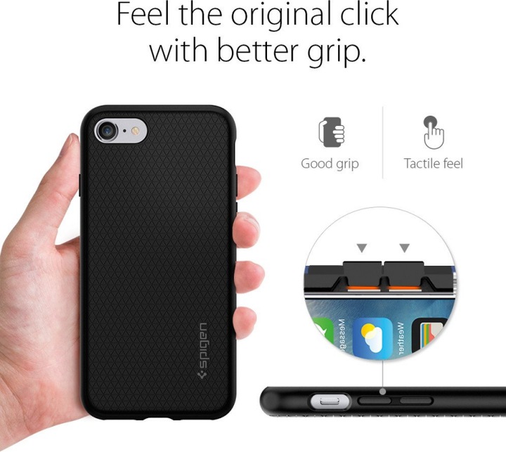 Actual product image Spigen Liquid Armor (Apple iPhone 8, Apple iPhone 7, Apple iPhone SE (3rd Gen))