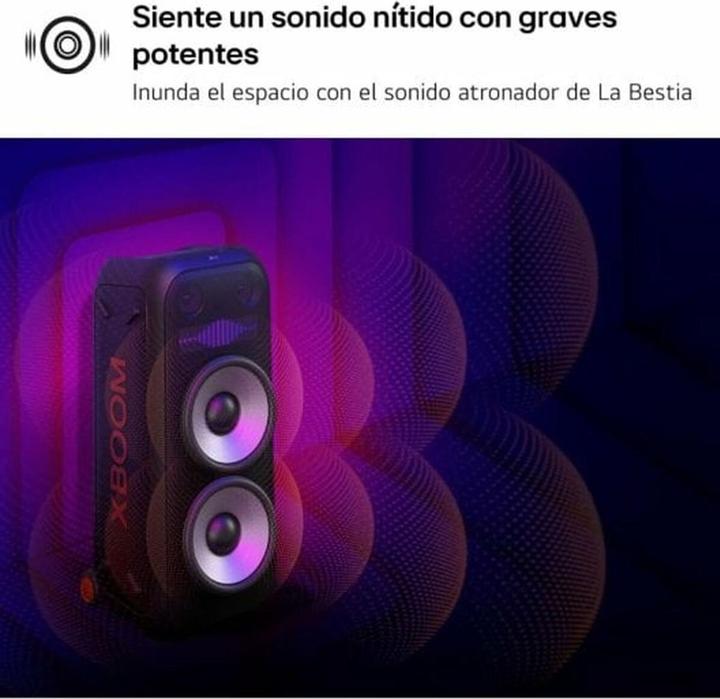 Actual product image Samsung Bluetooth Speakers LG XL9T.DEUSLLK Black
