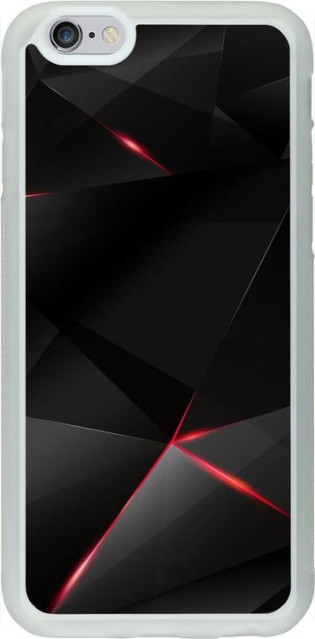 Immagine prodotto PhoneLook Coque Silicone rigido trasparente Nero Rosso Linee (Apple iPhone 6)