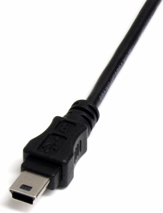 Image du produit StarTech Câble Mini USB 2.0 30cm - USB A à Mini B - Bu/St (0.30 m, USB 2.0)