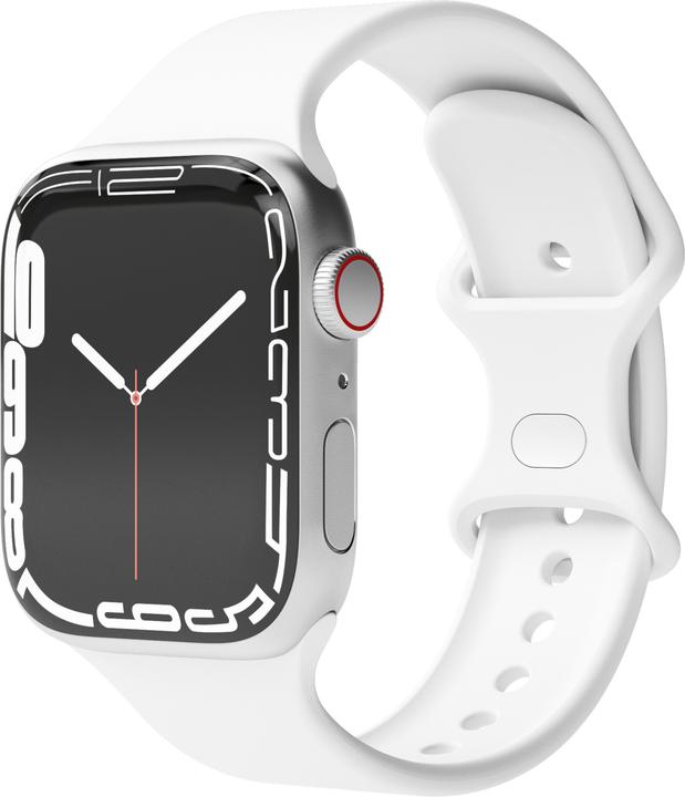 Produktbild Vonmählen Silicone Loop Case 2 Band One White 42/44/45/49mm (42 mm, 44 mm, 45 mm, 49 mm, Stainless Steel)