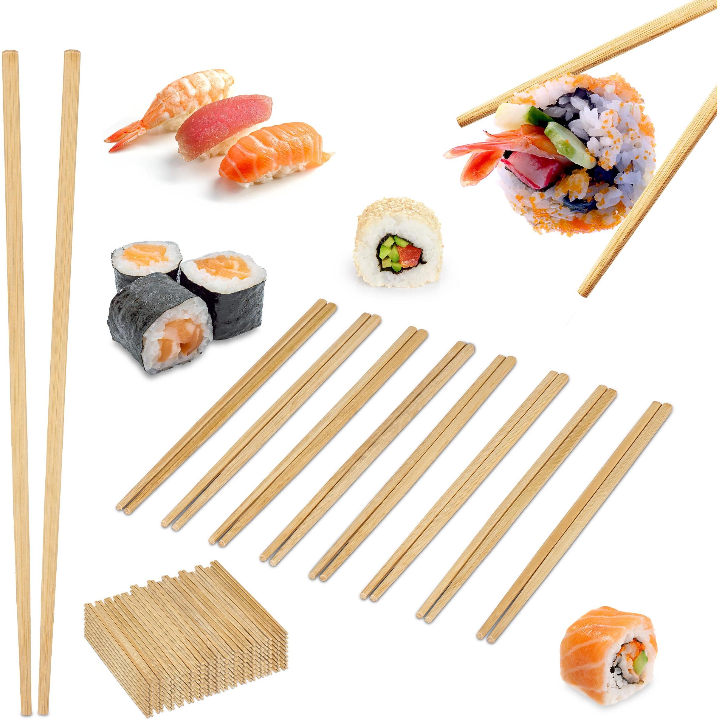 Thumbnail - Relaxdays 288x Essstäbchen, Besteck, Braun