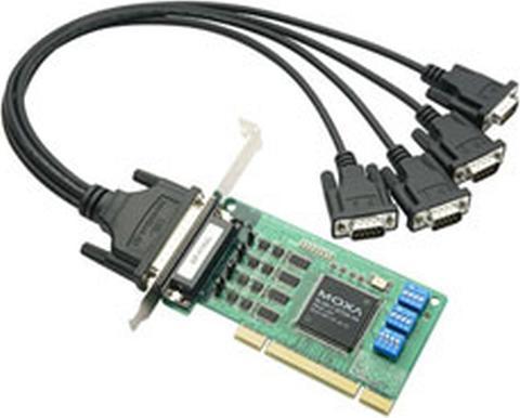 Actual product image Moxa CP-114UL-I-DB9M - Serial adapter - PCI low profile (PCI)