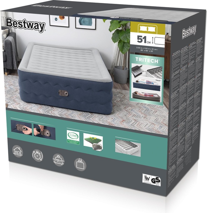 Actual product image Bestway Tritech Truleisure (152 x 203 cm)
