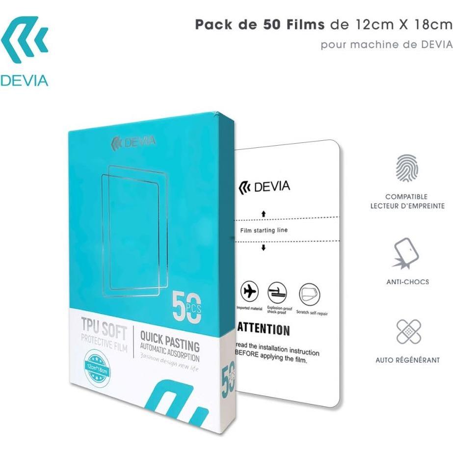 Devia, Zubehör Haarentfernung, Intelligent TPU Soft Protective Film (50 x)