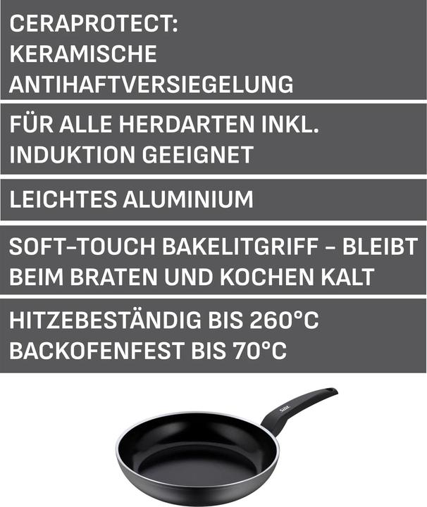 Produktbild Silit Bratpfanne Messino 28cm, keramik (Bratpfanne, Aluminium, 28 x 6 cm)