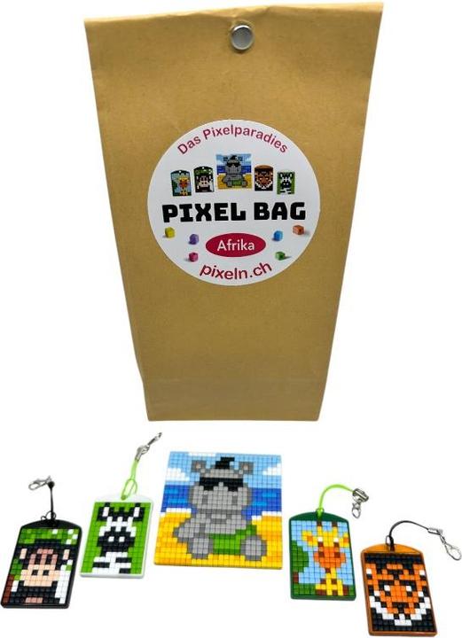 Actual product image pixeln.ch Pixel Bag – Das kreative Pixel-Set Afrika