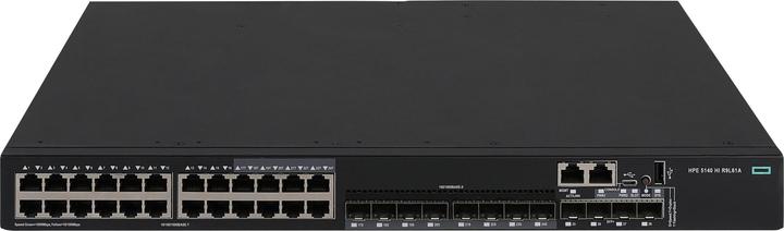 Produktbild HPE E FlexNetwork 5140 HI Switch 4 SFP+ Ports, 1 Slot, without PSU (24 Ports)