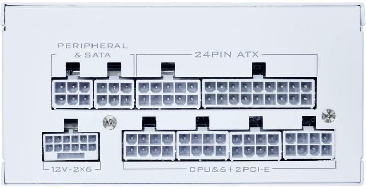 Actual product image Lian-Li SP850 V2 Gold Netzteil, modular, ATX 3.1 - 850 Watt, weiss (850 W)