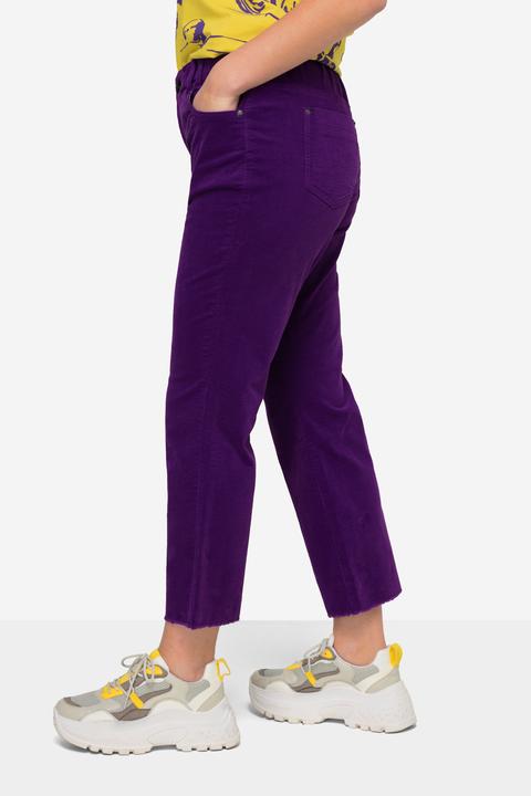 Actual product image Laurasøn 7/8 Corduroy Pants Elastic Waistband (44)