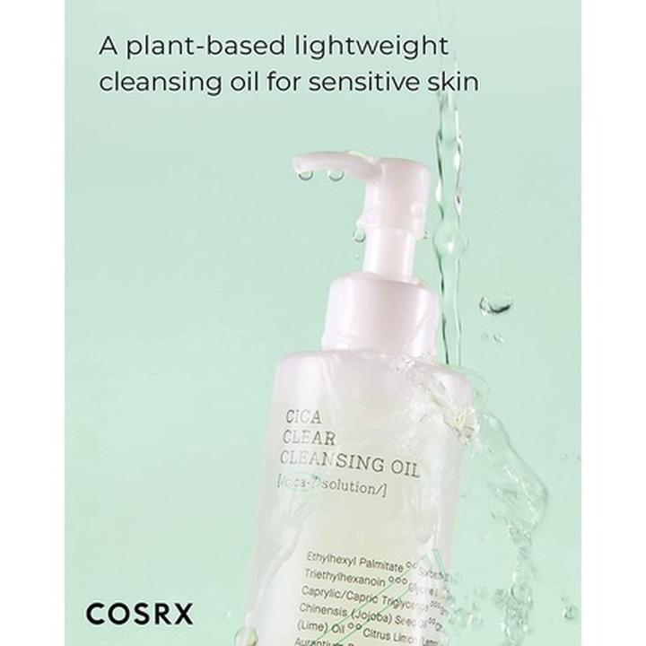 Produktbild Cosrx Pure Fit Cica Cleansing Oil 6.76 fl. oz / 200ml - Reinigendes Centella für empfindliche Haut (Reinigungstücher Gesicht, 200 ml)