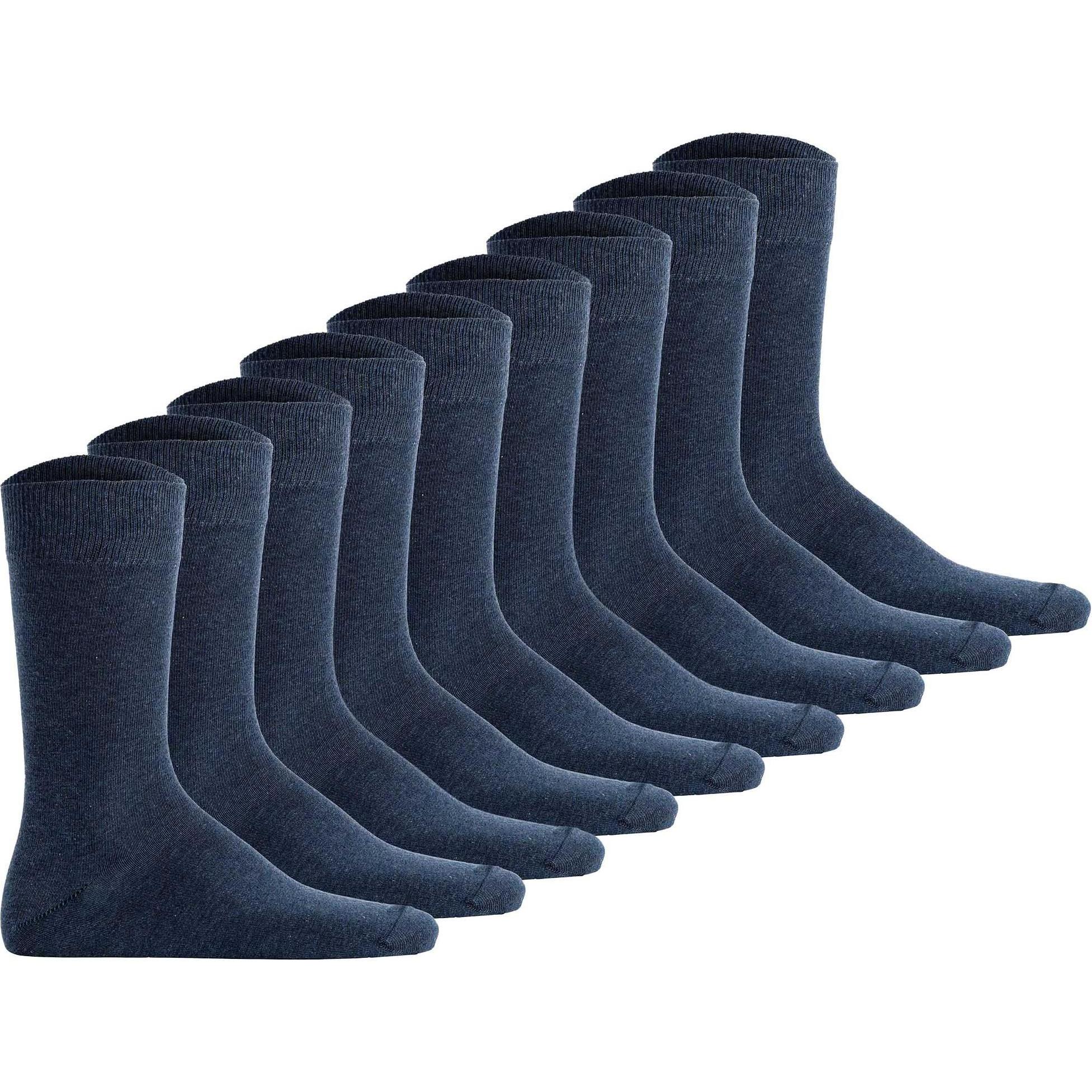 Hudson, Herren, Socken, Socken Casual SIMPLY³ 3-PACK, Blau, (9er Pack, 35 - 38)