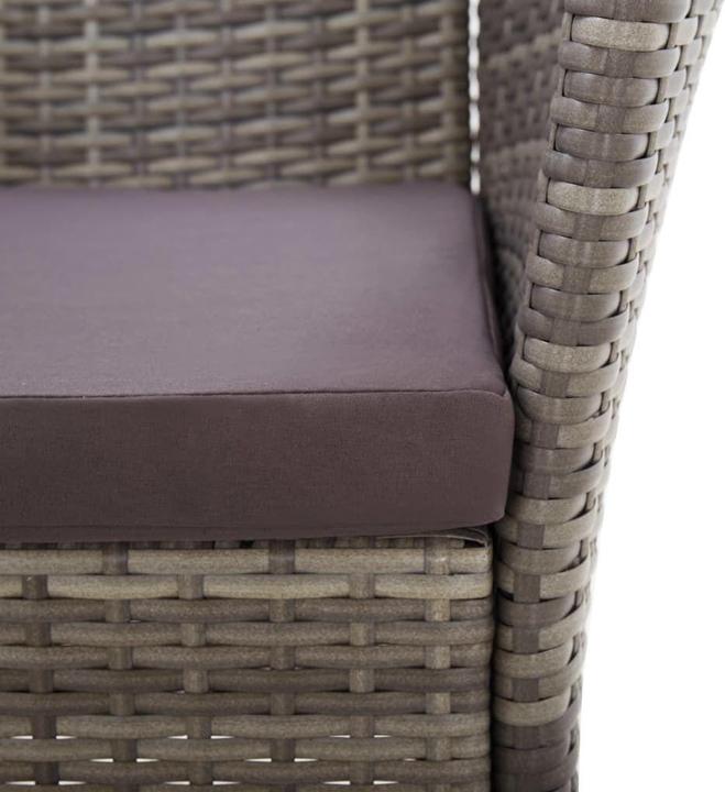 Produktbild vidaXL Gartentisch und Gartenstuhl (90 x 90 x 74 cm)