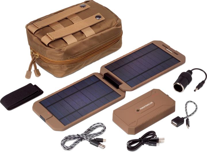 Actual product image Powertraveller Tactical Extreme Solar Kit (12000 mAh, 5 W, 44.40 Wh)