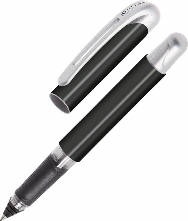 Image du produit Online Cartouches COLLEGE II Rollerballs (Noir, Noir doux, Silver, 3x)