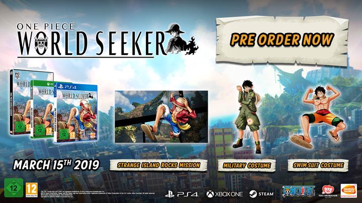 Actual product image Bandai Namco ONE PIECE World Seeker (PS4, EN)