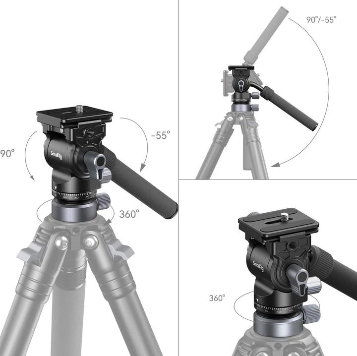 Produktbild SmallRig Videokopf mit Nivelliersockel CH20 (Videokopf)