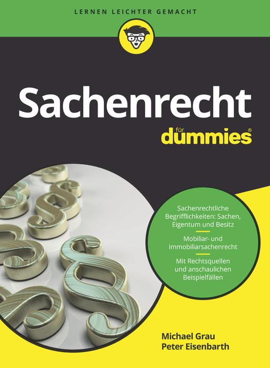 Produktbild Sachenrecht für Dummies (Deutsch, Michael Grau, Peter Eisenbarth, 2018)