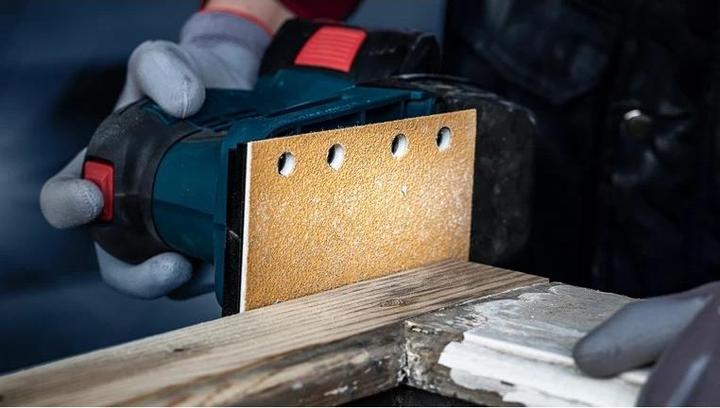 Image du produit Bosch Professional Zubehör Papier abrasif Expert C470 avec 8 trous pour ponceuses vibrantes, 93 x 186 mm, G 180, 10 pcs. (180)