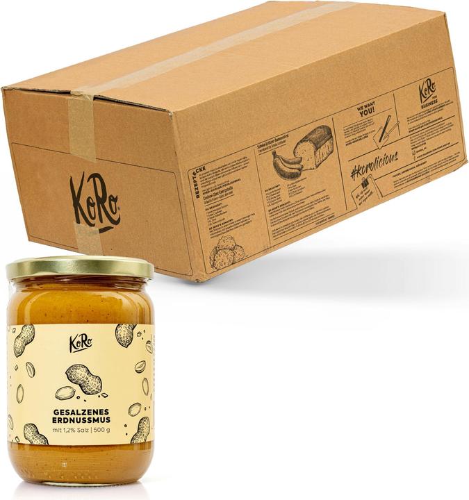 Actual product image KoRo Salted peanut butter (3000 g)