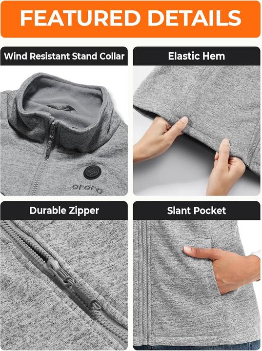 Actual product image Ororo Beheizbare Damenweste (XS)