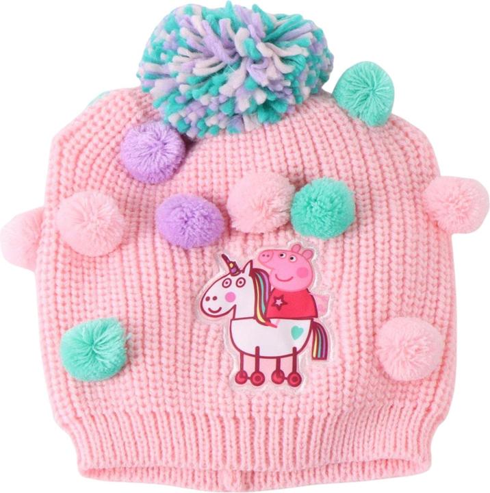 Actual product image Cerdá Peppa Pig winter set snood hat gloves