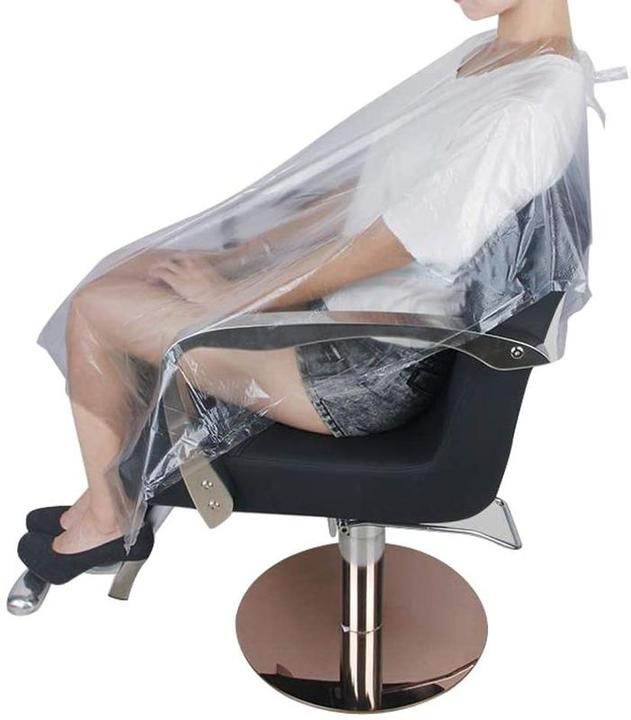 Immagine prodotto Hermex 100 pezzi di mantellina da taglio monouso per parrucchieri coiffeur