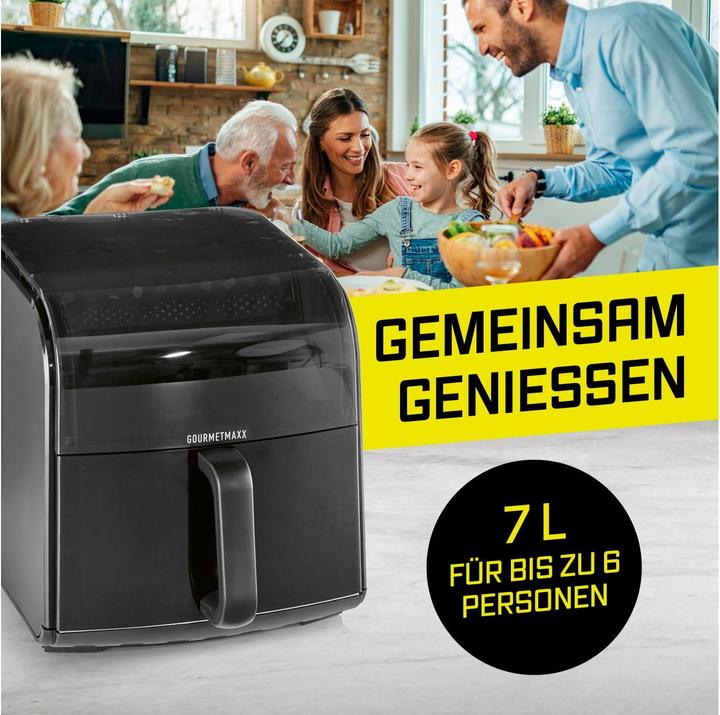 Produktbild Gourmetmaxx Heissluft-Fritteuse 7 l