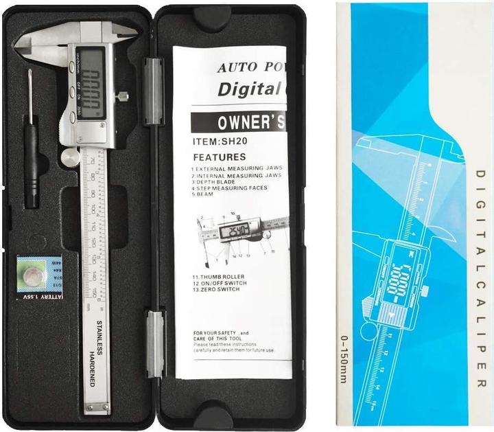 Produktbild Louisware Digitaler Messschieber (15 cm)