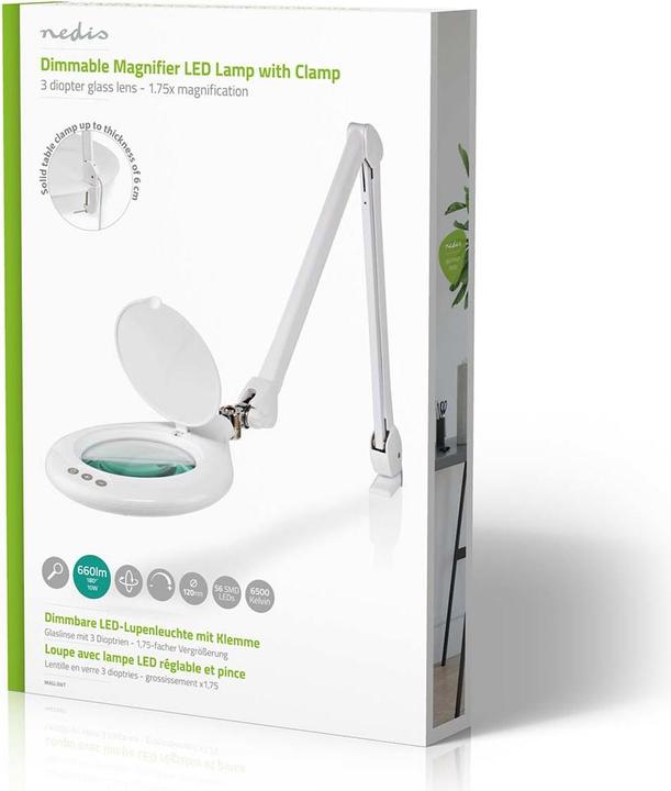 Actual product image Nedis Magnifier lamp | Lens power: 3 diopters | 6500 K | 10 W | 660 lm | White (660 lm)