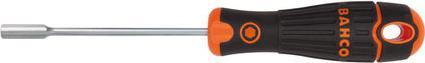 Produktbild Bahco BahcoFIT Steckschlüssel für Sechskantschrauben mit schlanker Bohrung und Gummigriff, 8 mm x 150 mm (6-Kant)