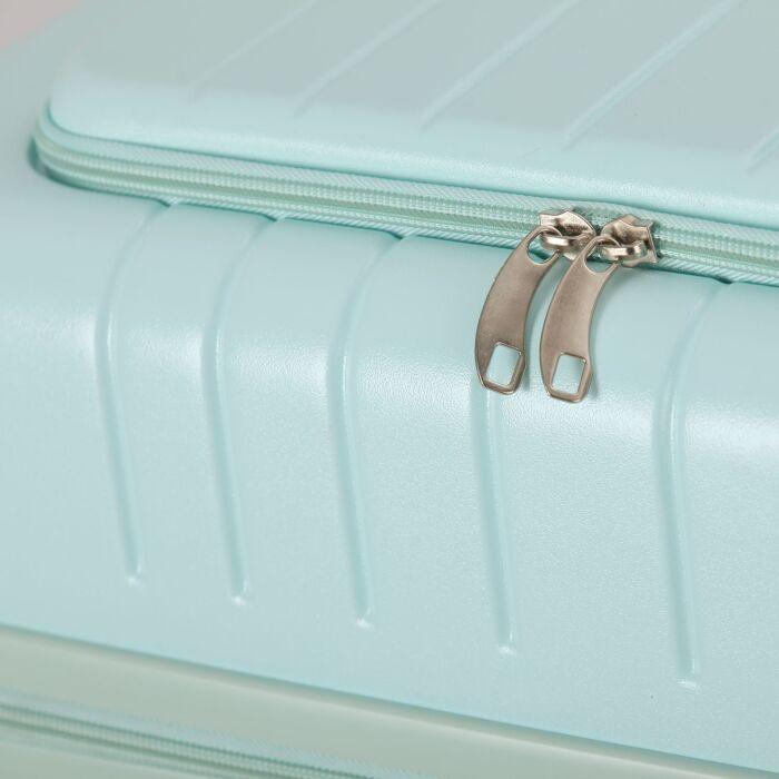 Actual product image Vedia Kofferset «Tokyo», 3-teilig, mit Aussenfach und 360º-Doppelrollen