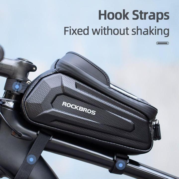 Produktbild Rockbros B68-1 armored bicycle bag for phone 1.5l - black (1.70 l, Rahmentasche)