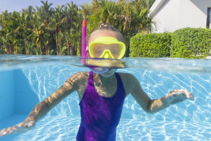 Produktbild Bestway Tauchset Blaue Maske, Flossen, Schlauch 25039