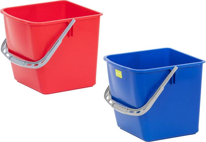 Produktbild Ulsonix Profi-Putzwagen Reinigungswagen mit Presse Wischwagen Wischeimer 2 Eimer 60 l (1 Stk.)