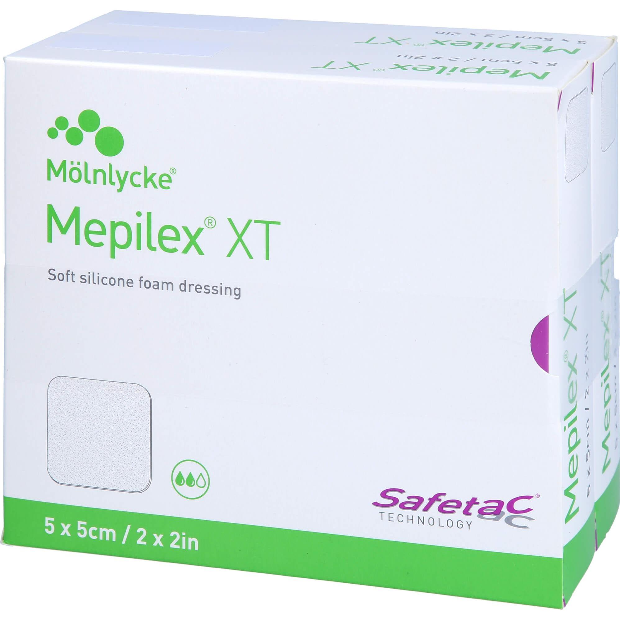 Mepilex, Verbandsmaterial, XT 5x5 cm Schaumverband, 10 St VER