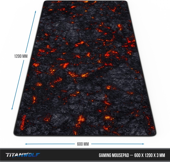 Actual product image Titanwolf Gaming Mauspad (3XL)