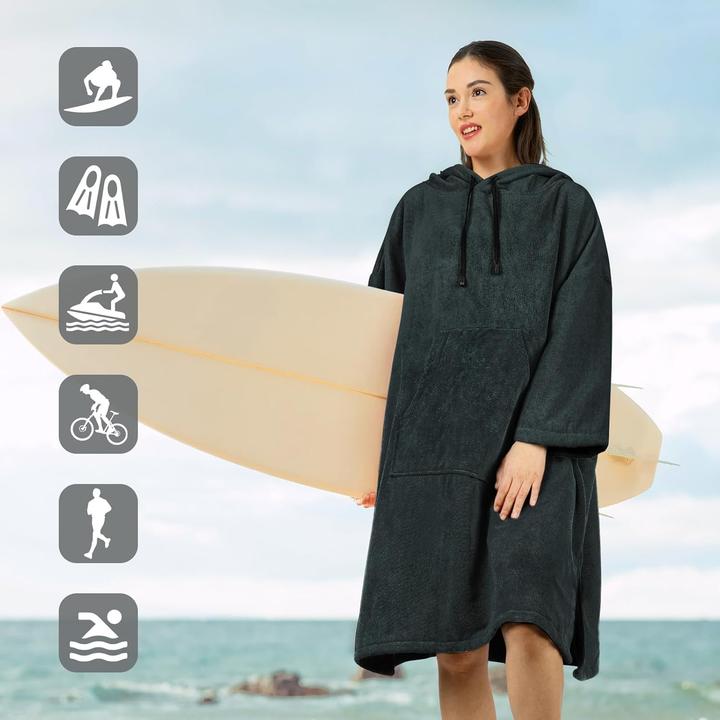 Produktbild Surf Poncho mit 3/4-Ärmel