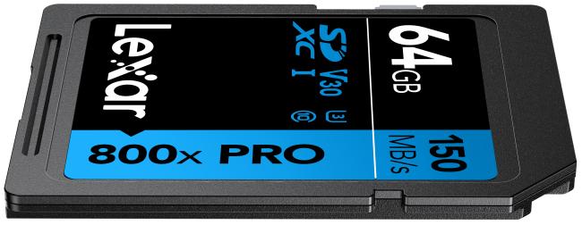 Actual product image Lexar MEMORY SDXC 64GB UHS-I/LSD0800P064G-BNNNG (64 GB, SDXC, U1, UHS-I)