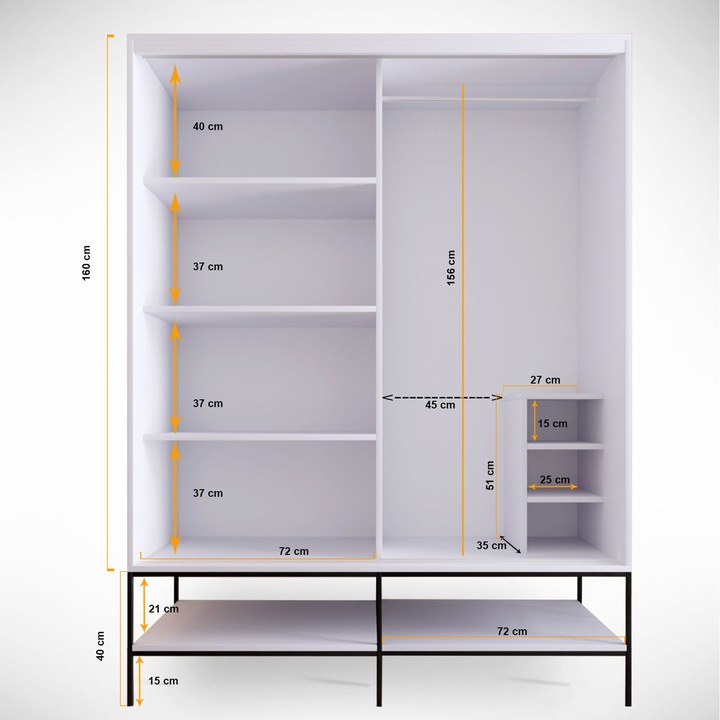 Immagine prodotto Hanah Home Fabienne (150 x 57 x 200 cm)
