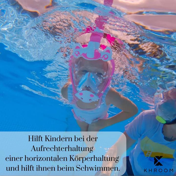 Actual product image Khroom CO2-sichere Schnorchelmaske für Kinder ab 3 Jahren