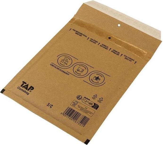 Actual product image Transpak Air bubble envelope Inner dimensions 140x215mm Outer dimensions 170x225mm B6 paper/plastic LxWmm (100 pcs.)