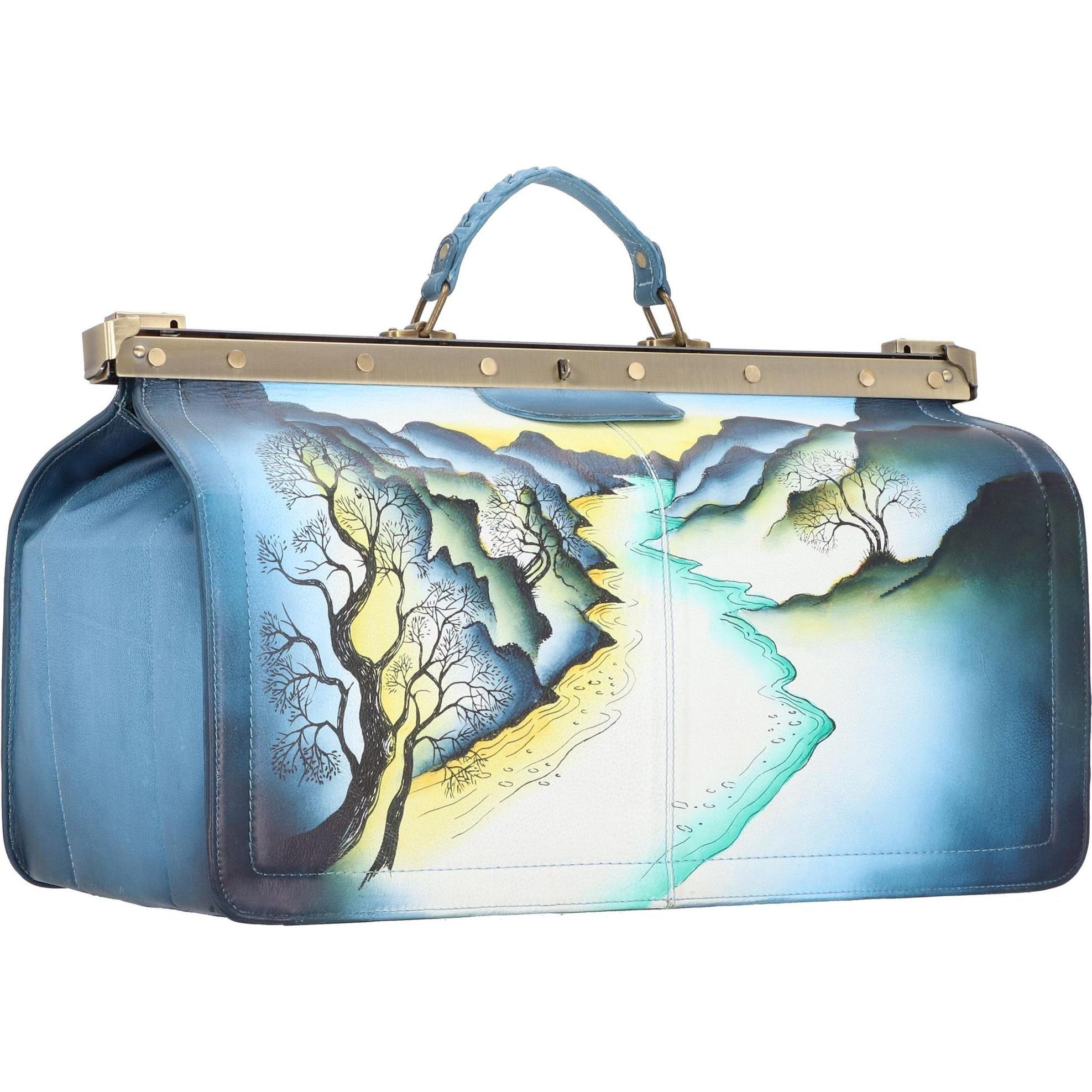 Greenland Nature, Koffer, Art+Craft Doktorkoffer Leder 48 cm Laptopfach, (36 l, Handgepäck (bis 50l))